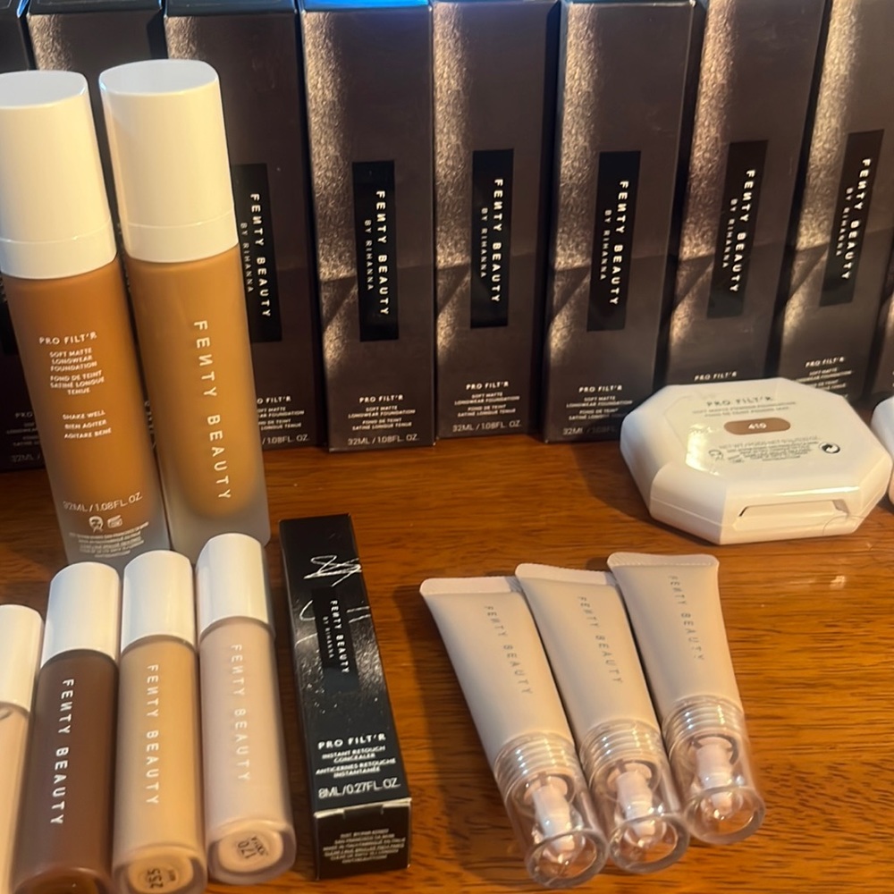 Fenty Beauty Pro Filt’r Liquid & Powder Foundation, Concealer, & Eye Brightener